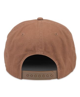 Мужская коричневая парусиновая шляпа Roscoe с регулируемой посадкой American Needle из холста Smokey Bear