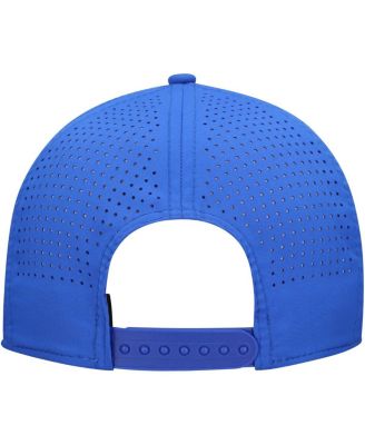 Мужская шапка New Era Blue Seattle Sounders FC 9SEVENTY COOLER с регулируемой по длине застежкой-молнией