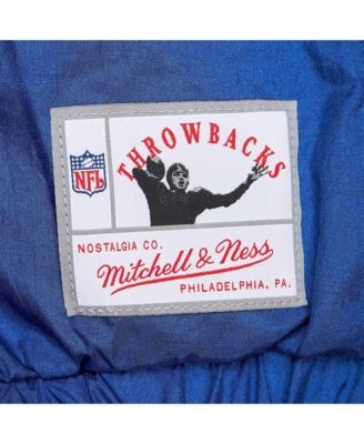 Женская укороченная нейлоновая куртка Mitchell & Ness Royal Buffalo Bills на молнии