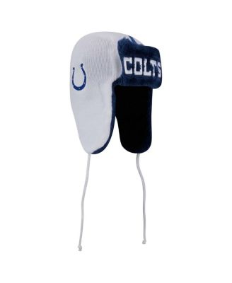 Мужская вязаная шапка Head Trapper из белого шлема Indianapolis Colts новой эры