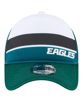 Toddler Midnight Green Philadelphia Eagles Sport Night Color Block 9FORTY A-Frame Trucker Adjustable Hat