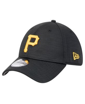 New Era - Men's Black Pittsburgh Pirates Tech 39THIRTY Flex Hat