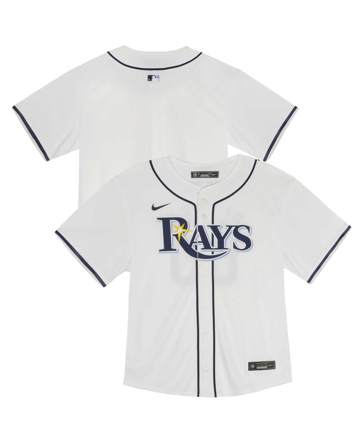 Nike Big Boys and Girls White Tampa Bay Rays Home Game Jersey - White