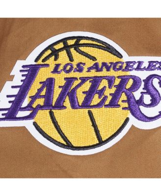 Men's Brown Los Angeles Lakers Paint The City Full-Zip Jacket
