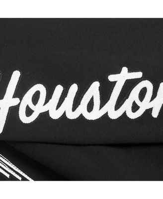 Мужская черная толстовка Pro Standard Houston Rockets Paint the City с открытыми плечами