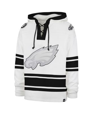 Men's White Philadelphia Eagles After Image Superior Lacer with Hood