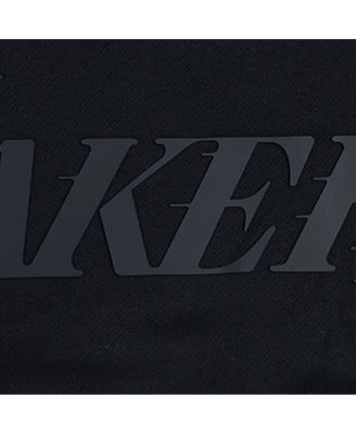 Женский укороченный пуловер с капюшоном Pro Standard черного цвета от Los Angeles Lakers Jewels