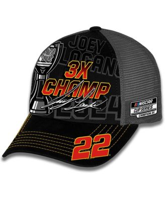Team Penske - Men's Black Joey Logano 2024 NASCAR Cup Series Trophy Adjustable Hat