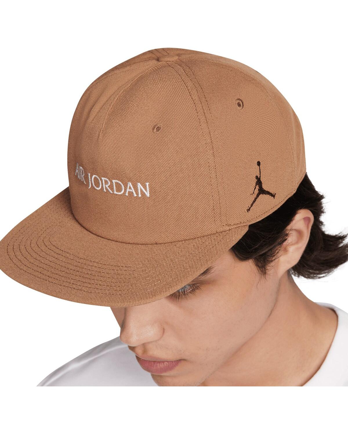 Jordan Men's Brown Air Jordan Five-Panel Snapback Hat - Brown