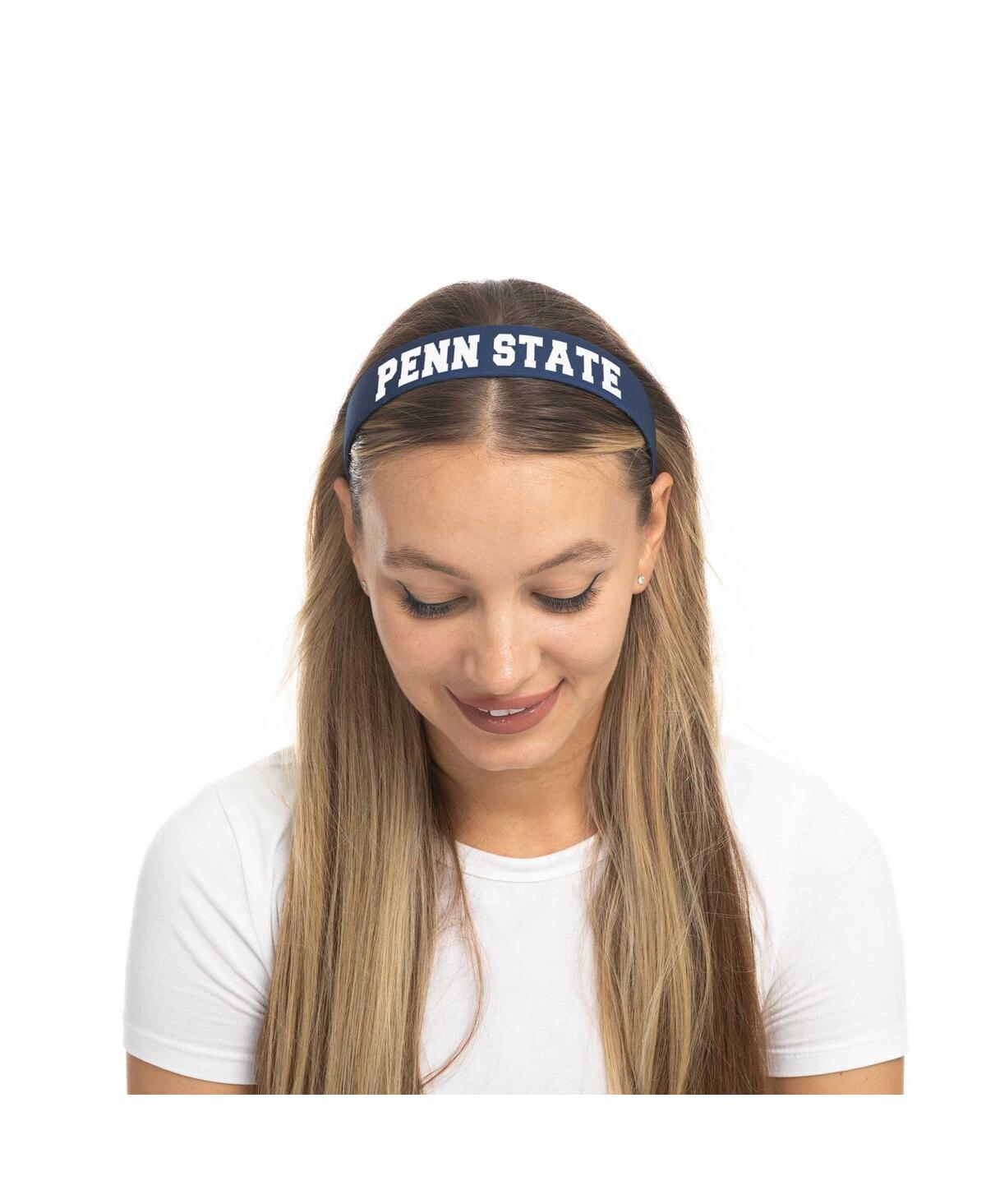 ZOOZATZ NAVY PENN STATE NITTANY LIONS HARD HEADBAND 