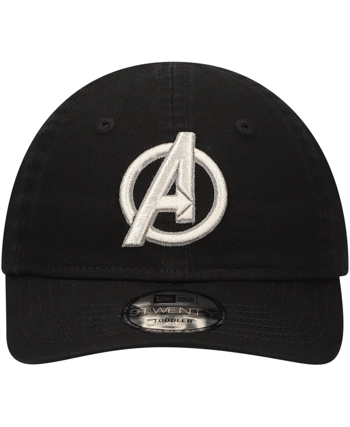 New Era Toddler Black The Avengers 9twenty Adjustable Hat In Black