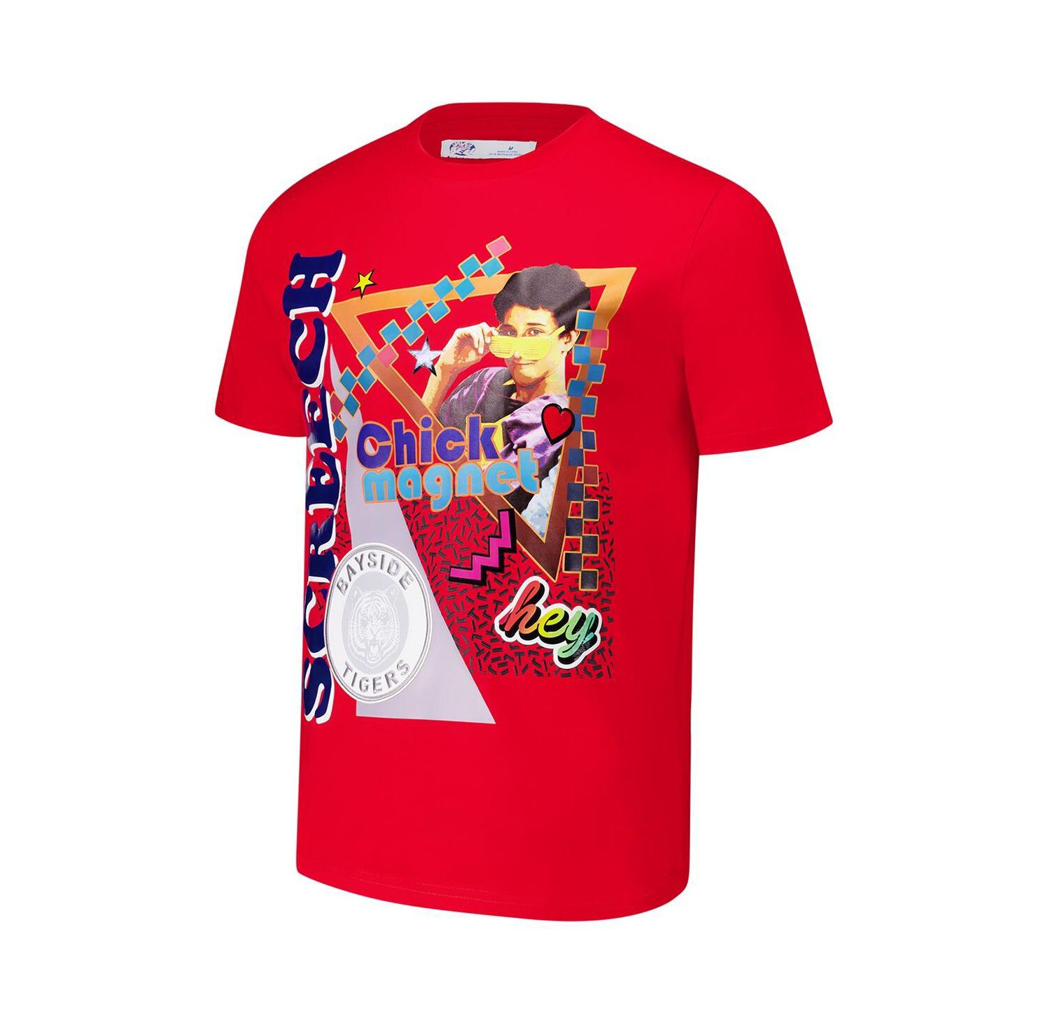 Men's Red Saved by the Bell Screech T-Shirt