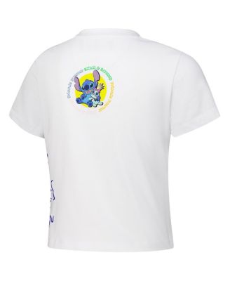 Women's White Lilo and Stitch Scrump Baby Doll T-Shirt