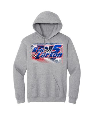 Мужская толстовка-пуловер Hendrick Cars из коллекции Hendrick Motorsports Team Collection от Heather Grey Kyle Larson