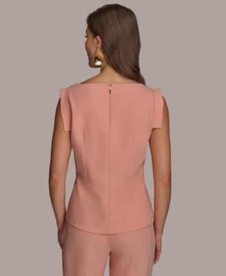 Женский структурированный асимметричный топ от Donna Karan New York