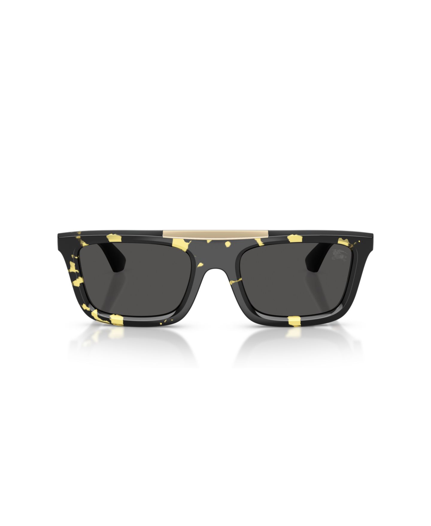 Мужские солнцезащитные очки Burberry Large Sunglasses, BE4451U, цвет: Жёлтый гавана — фото 5