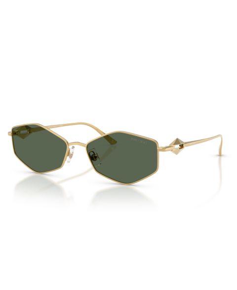 Женские солнцезащитные очки Jimmy Choo Sunglasses, JC4017, цвет: Золотой