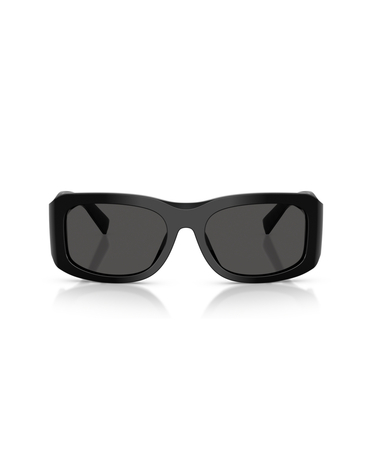 Dolce & Gabbana Acetate Rectangle Sunglasses In Black