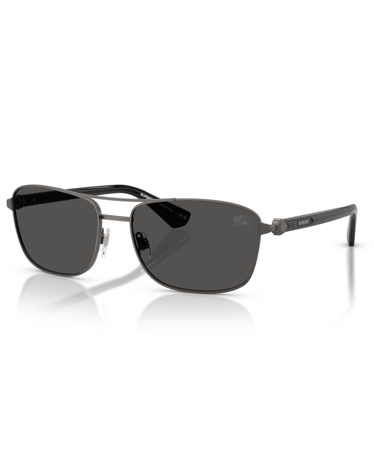 Burberry Men's Large Sunglasses, Be3163 In Matte Grey