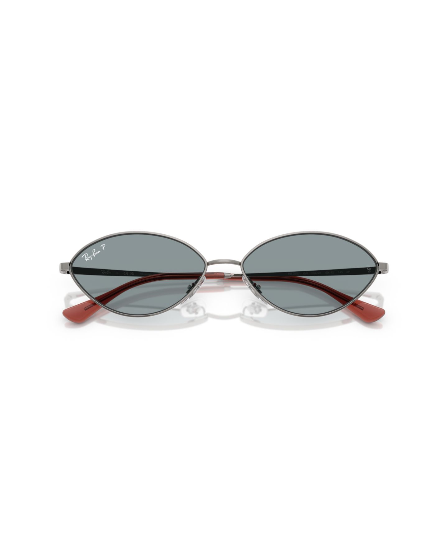 Солнцезащитные очки Ray-Ban Unisex Polarized Sunglasses, Kai RB3757, цвет: Графитовый металлик — фото 2
