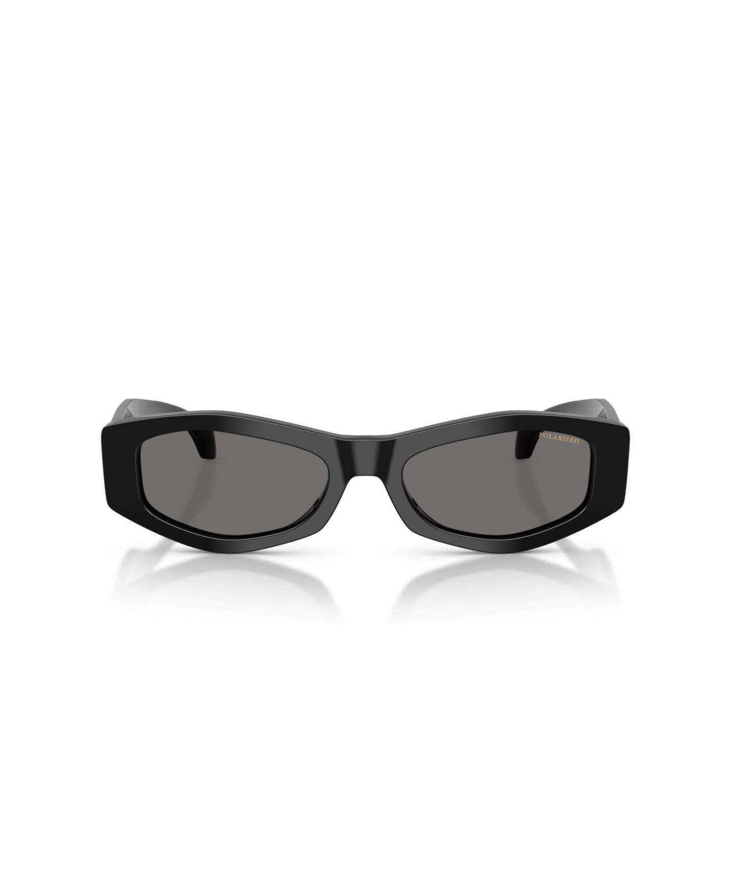 Женские солнцезащитные очки Versace Polarized Sunglasses, VE4487, цвет: Чёрный — фото 5