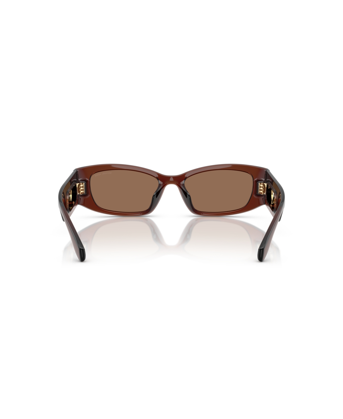 Michael Kors Woman Sunglass Mk2243u Rhodes In Brown Transparent