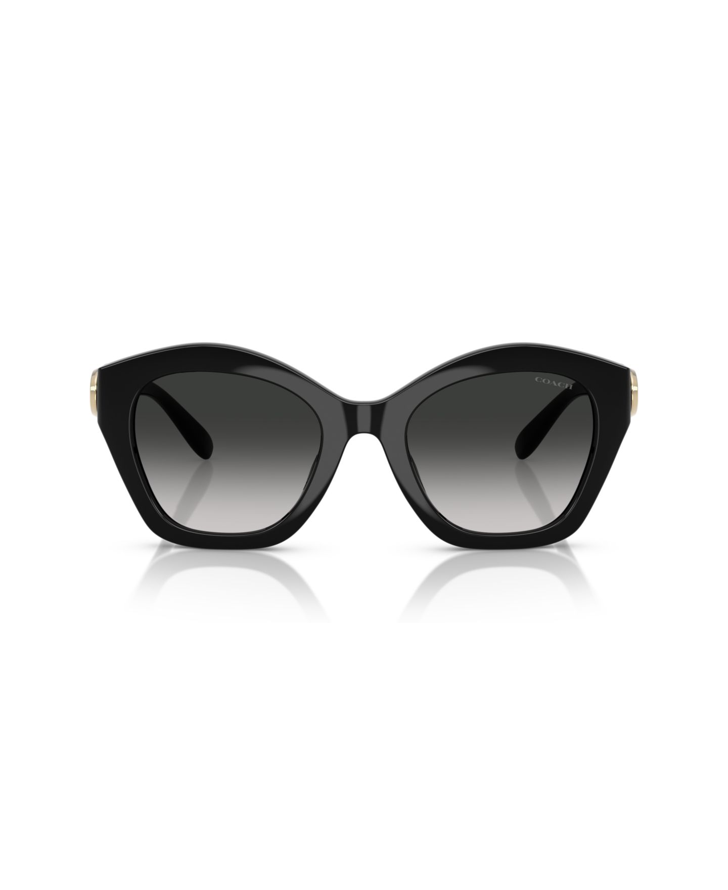 Женские солнцезащитные очки COACH Large Sunglasses, CAD31 HC8421U, цвет: Чёрный — фото 5