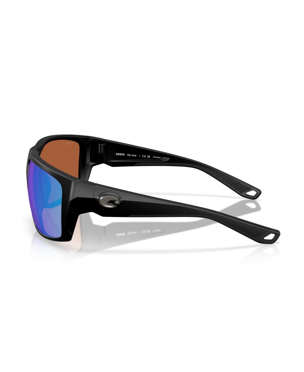 Costa Del Mar Men's Fly Line Polarized Sunglasses, 6s9129 In Matte Black