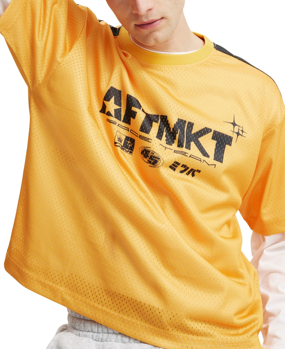 Shop Cotton On Men's Football Jersey In Safety Yellow