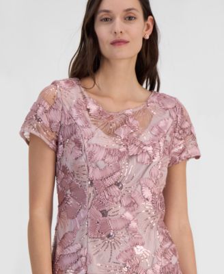 Women's Soutache Sequined Evening Gown