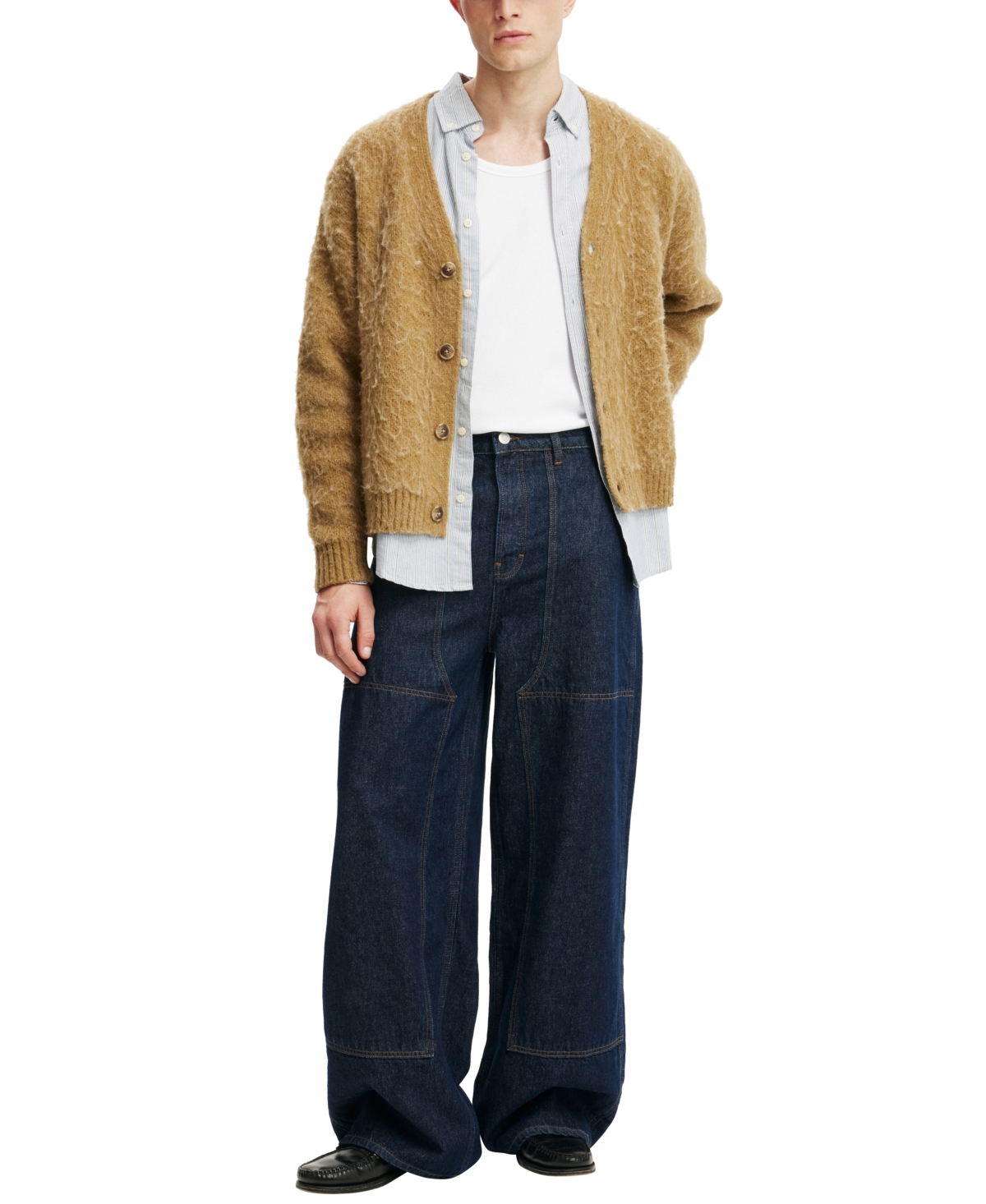 Cotton On Super Baggy Balloon Jean In Carpenter Shutter Blue