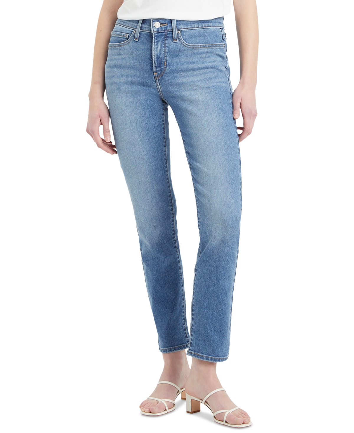 LEVI'S WOMEN'S MID-RISE 312 SHAPING SLIM-LEG JEANS 