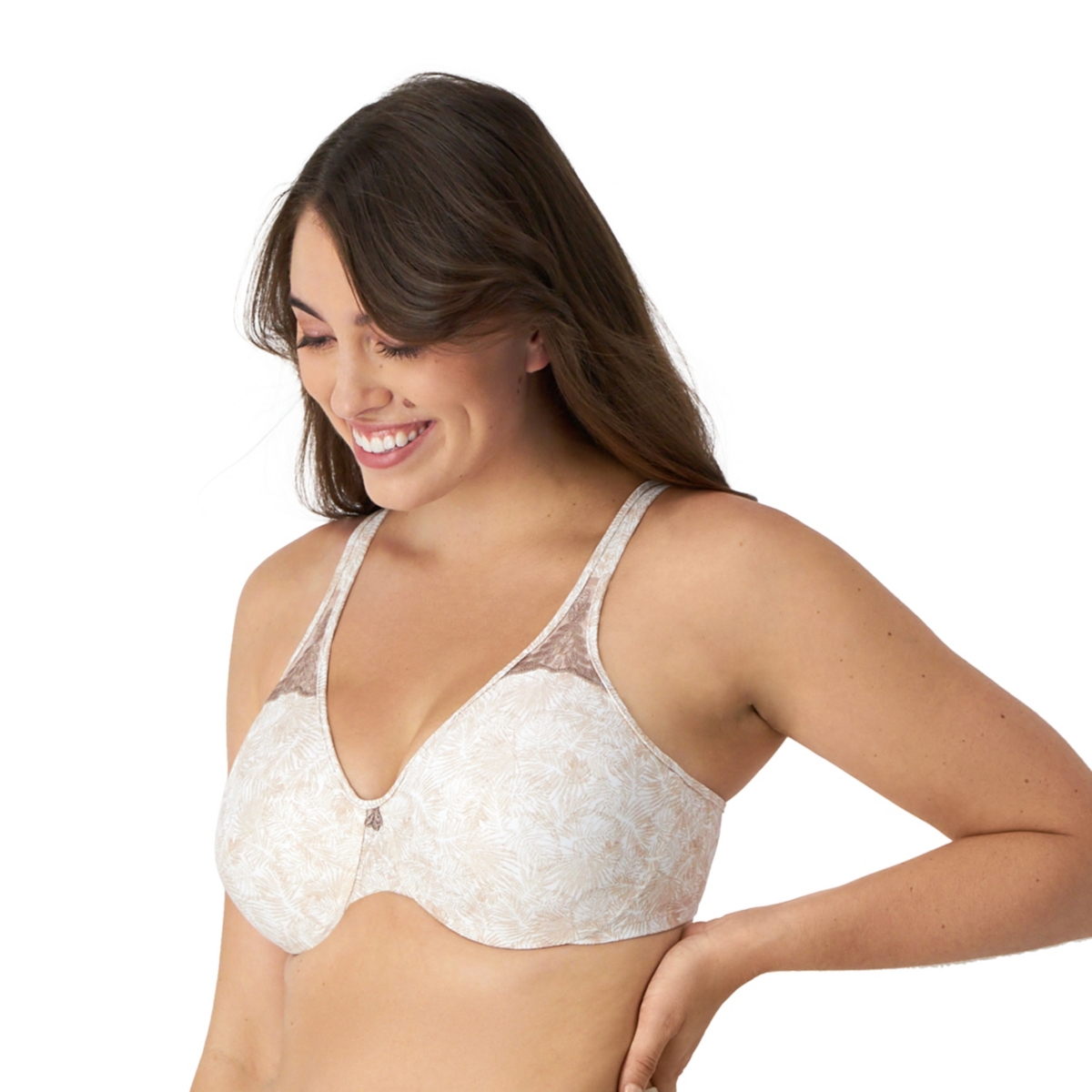 Bali Passion For Comfort Seamless Underwire Minimizer Bra 3385 In Green