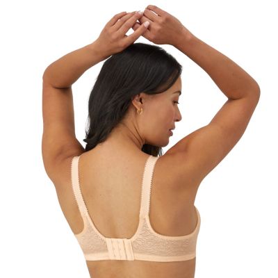Women's Double Support Spa Closure Wireless Bra 3372