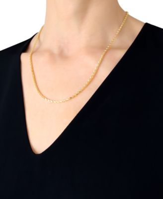 Forza Rope Chain 20" Necklace (2-3/4mm) in 14k Gold