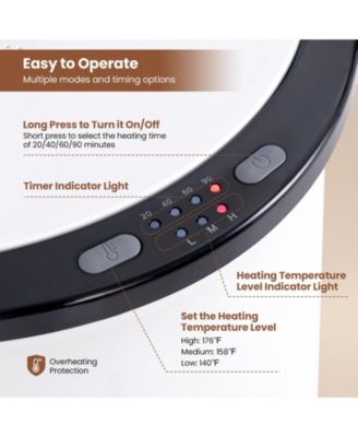 23L Large Luxury Bucket-Style Towel Warmer with Fragrant Disc Holder