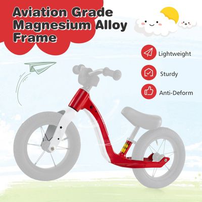 Balance Bike with Adjustable Seat and Rotatable Handlebar Perfect for Toddlers Learning to Ride
