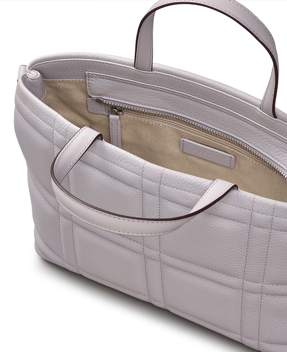 Radley London Sunny Dene Quilt Small Ziptop Grab Bag In Thistle