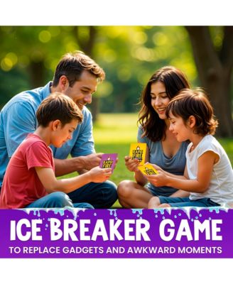 Kids Conversation Cards Game – Icebreaker Questions for Ages 8-12, Family and Party Card Game for Social Skills and Interaction