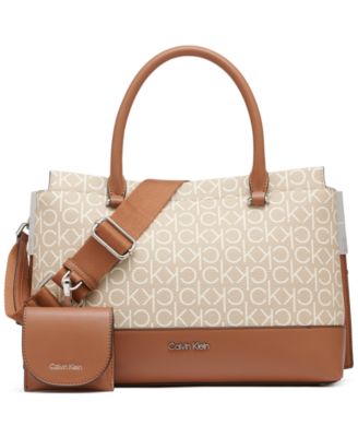 Bianca Signature Triple Compartment Convertible Satchel