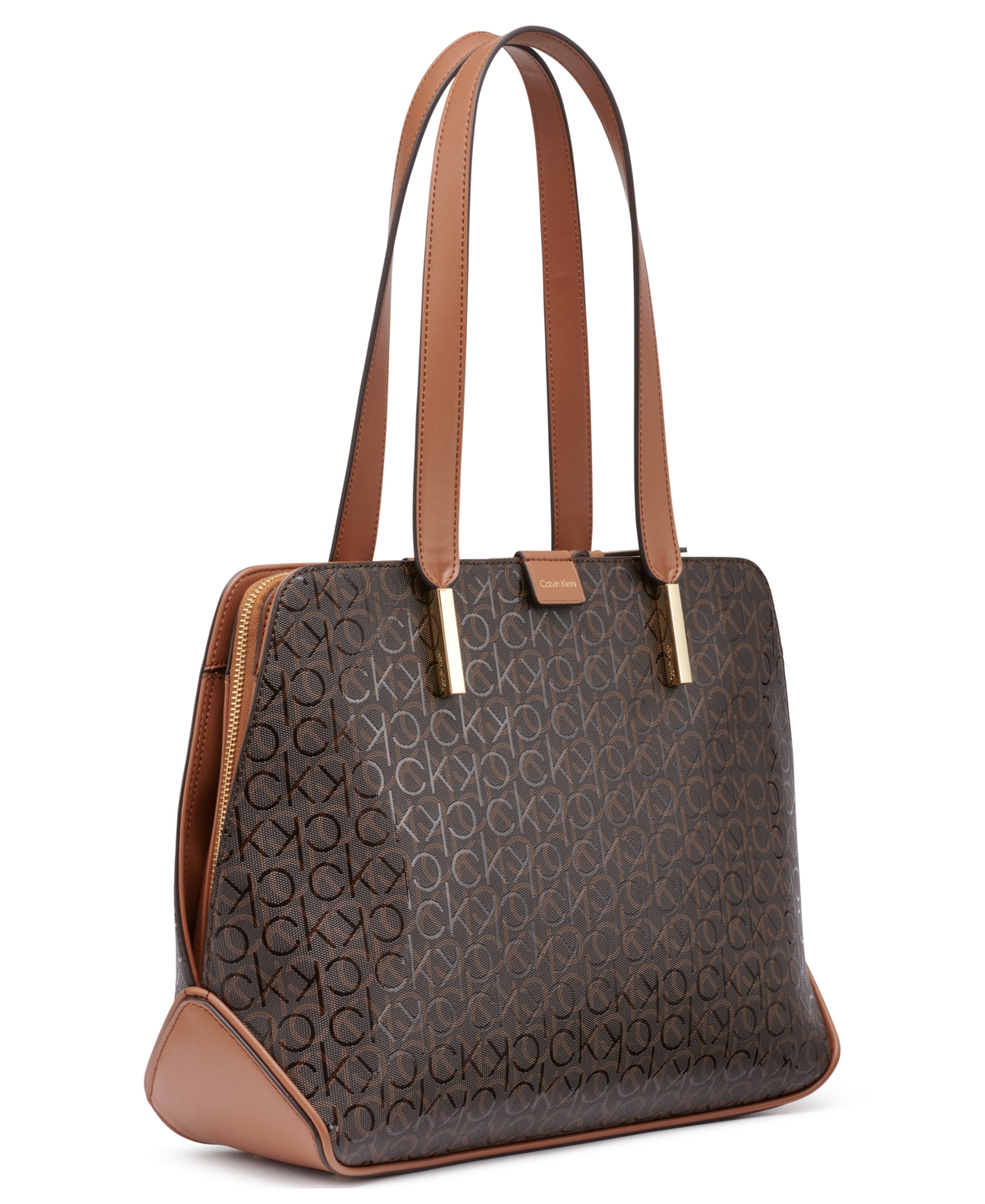 CALVIN KLEIN AUDREY TEXTURED EMBOSS TOTE 