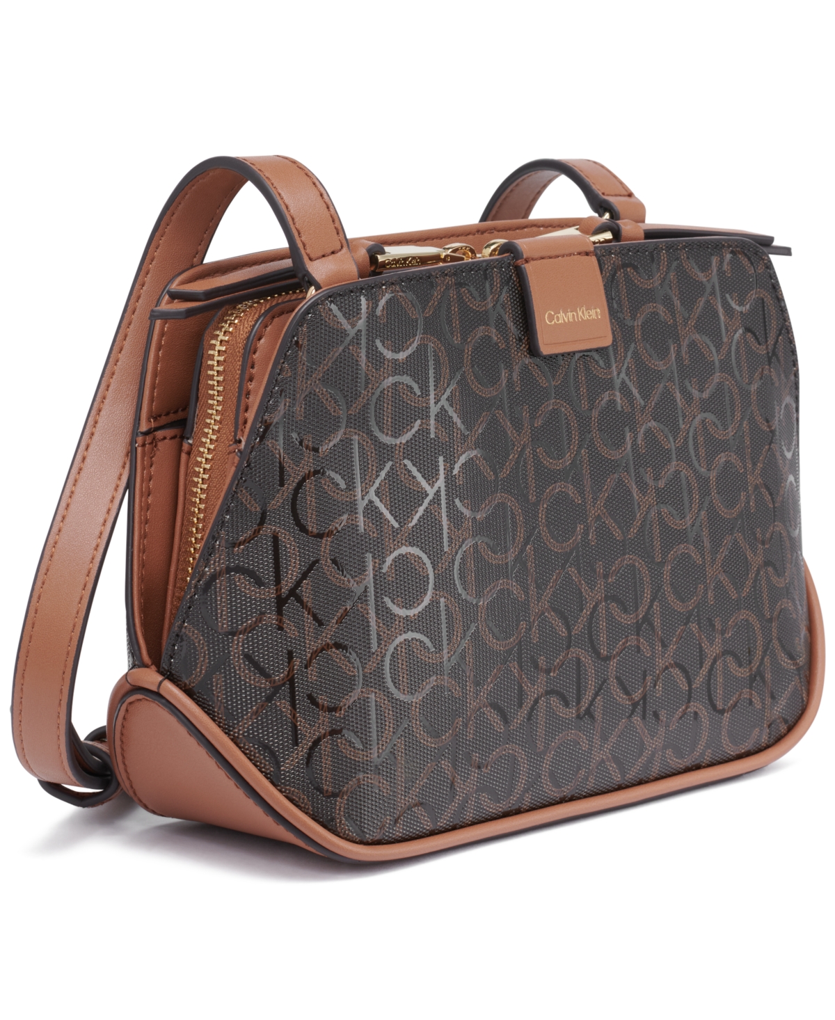 CALVIN KLEIN AUDREY TEXTURED EMBOSS CROSSBODY 