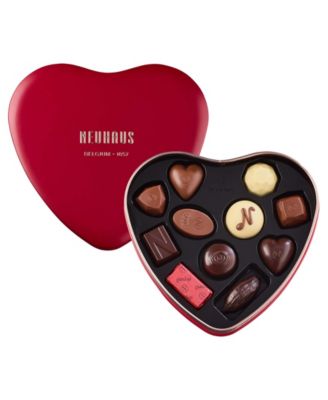 Neuhaus - Red Metal Tin Chocolate Heart, 11 piece