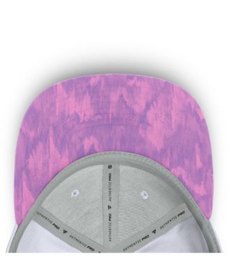 Мужская белая шляпа Fanatics Los Angeles Kings Authentic Pro Hockey Fights Cancer с регулируемой головкой