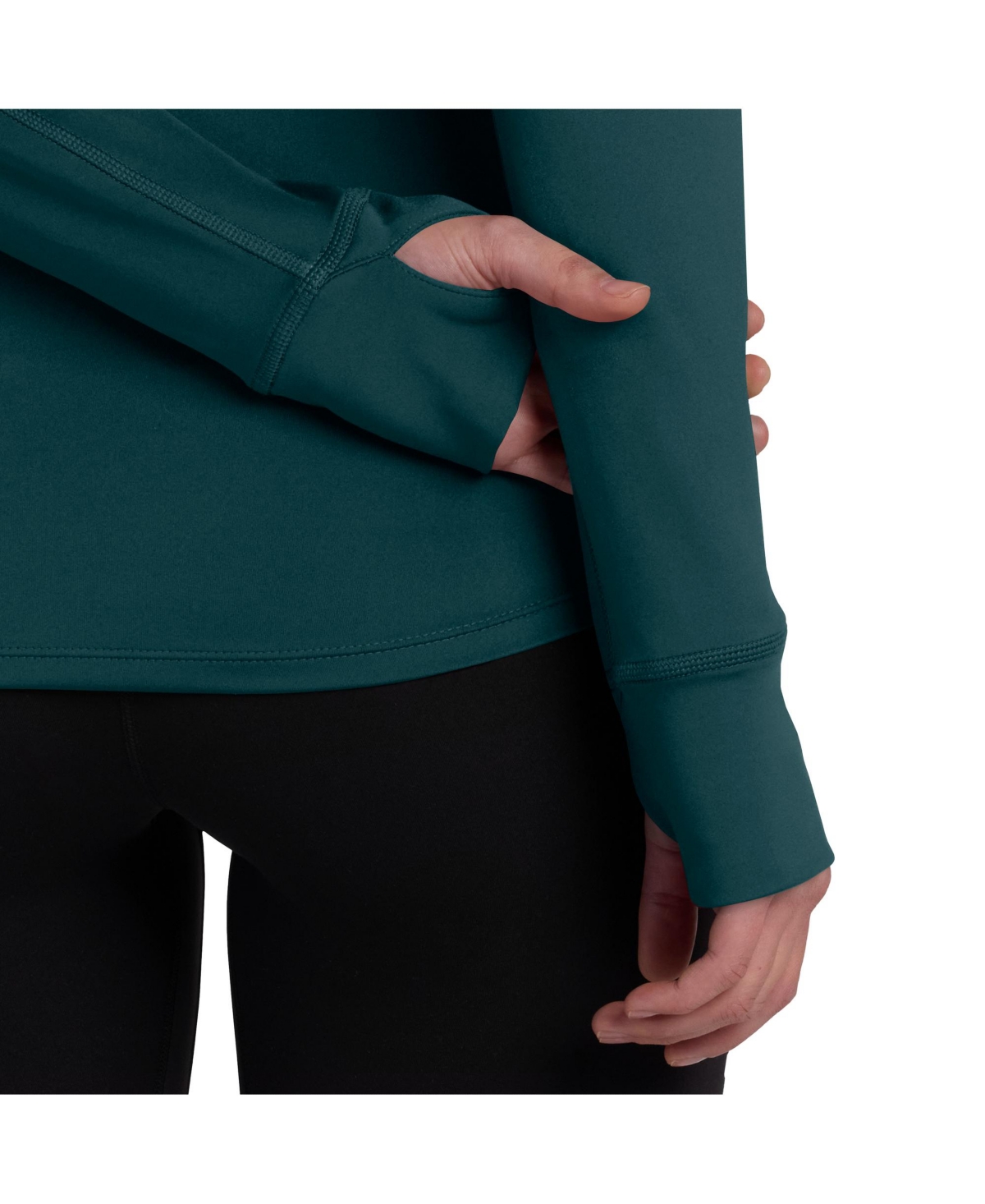 Fanatics Women's Midnight Green Philadelphia Eagles Elements Quarter-zip Jacket In Green