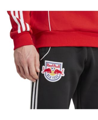 Мужские черные брюки для путешествий New York Red Bulls 2025 от Adidas