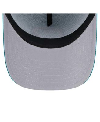 Мужская шляпа Aqua Miami Dolphins Throwback A-образной формы с регулируемой длиной 9 дюймов от New Era для мужчин