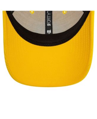 Мужская вельветовая шляпа New Era из желтого вельвета AS Roma с регулируемой длиной 94 см.