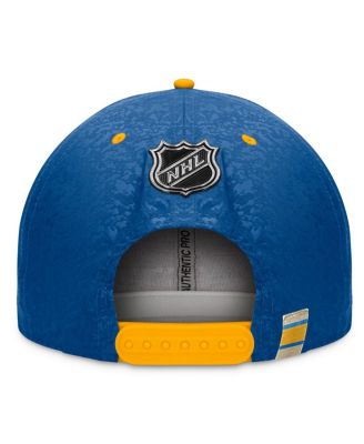 Мужская бейсболка Fanatics из сине-золотого джерси St. Louis Blues Authentic Pro Alternate Jersey Snapback
