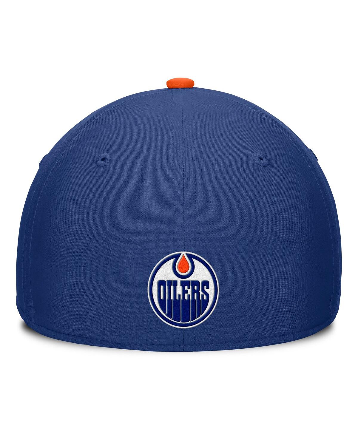 Fanatics Men's Royal Edmonton Oilers Rink Team Code Flex Hat In Royal